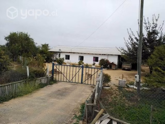 Vendo terreno de 5000 m2 con casa de 158 m2, Lolol