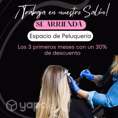 Arriendo de Espacio para Peluquera
