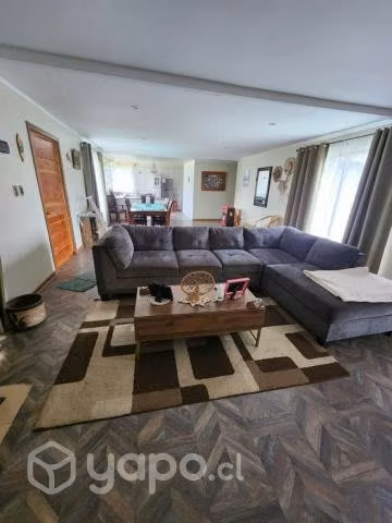 Parcela con casa y piscina en condimio vende dueño