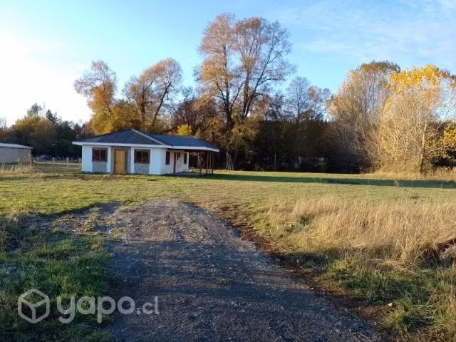 Parcela con casa nueva Curacautin