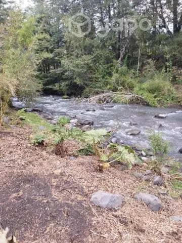 Parcela de 5000 m2 villarrica. Con orilla de rio