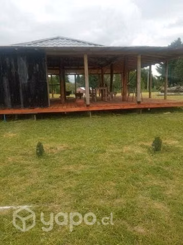 Vendo parcela con casa, bodega, dpto, quincho
