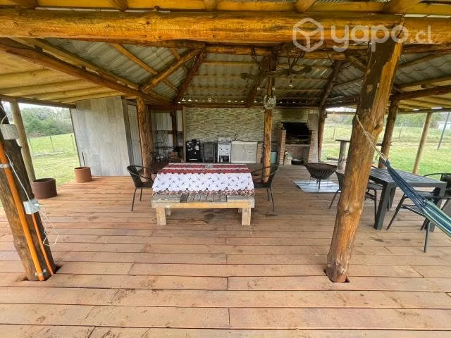 Vendo parcela con casa, bodega, dpto, quincho