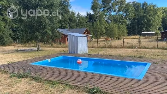 Arriendo de cabañas con piscina