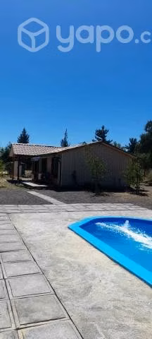 Parcela con Cabaña y Piscina en Quillón