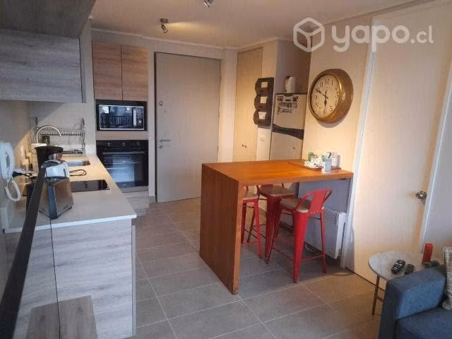 Arriendo depto amoblado en centro 1 cuadra plaza