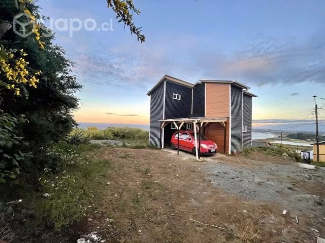 Encantadora casa nueva en Ancud vista al mar 3H 2B