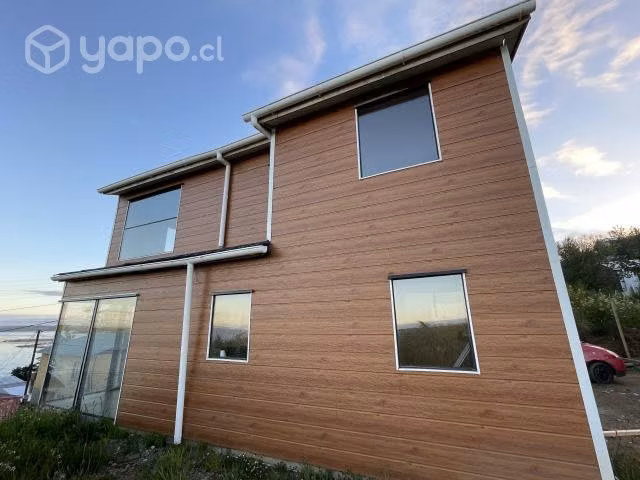 Encantadora casa nueva en Ancud vista al mar 3H 2B
