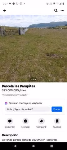 Parcela media hectárea