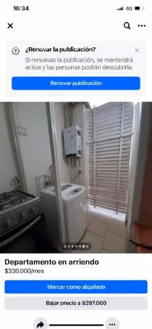 Arriendo dpto Talca condominio abate Molina, frent