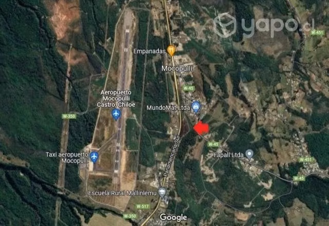 Terreno Comercial e Industrial Mocopulli Dalcahue