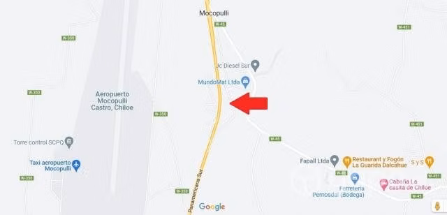 Terreno Comercial e Industrial Mocopulli Dalcahue