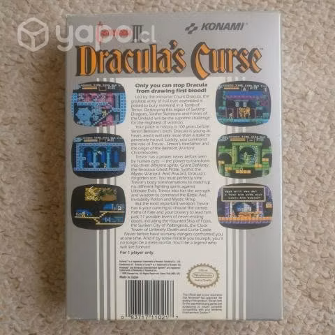 Juego Castlevania NES III Dracula's Curse Completo