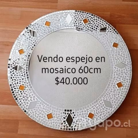 Espejo 60cm en mosaico
