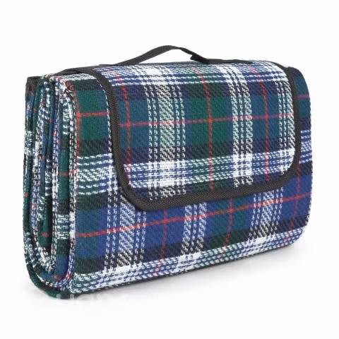Manta Picnic camping 180 cm x 150 cm Azul