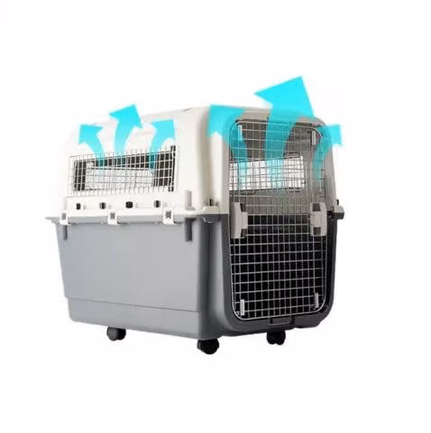 Caja Canil Transportadora Mascota con Ventilación