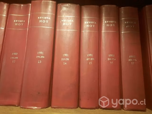 Coleccion completa revista hoy 1977-1985