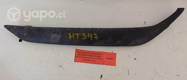 Tapa Inf Neblinero Izq Parachoq Del Tucson 2.0 TL