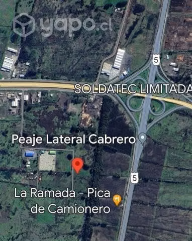 Vendo terreno industrial 5.000 mts