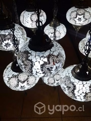 Lampara Turca Chandelier 11esferas - Imagen 5