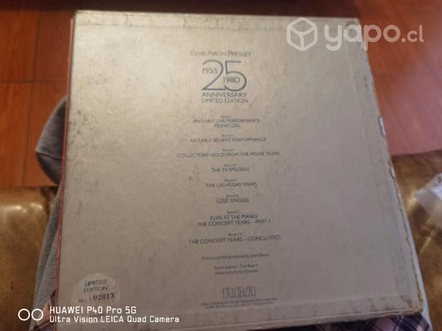 Box vinilo Elvis Presley 25 años 1955-80 unico