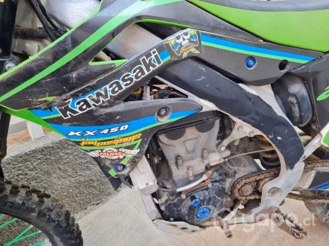 Moto Kawasaky Kx450