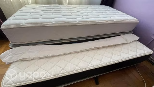 Cama 1.5 + cama nido + colchones semi nuevos