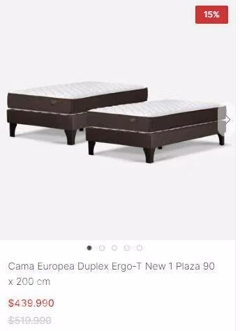 DUPLEX CAMA ERGO-T ROSEN 