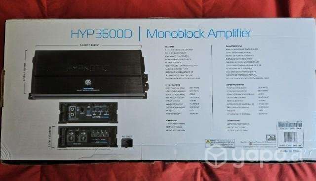 Amplificador Hypnotic Monoblock 3600 rms - Imagen 2