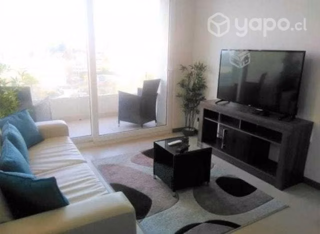Departamento vista al mar, playa y casino Enjoy