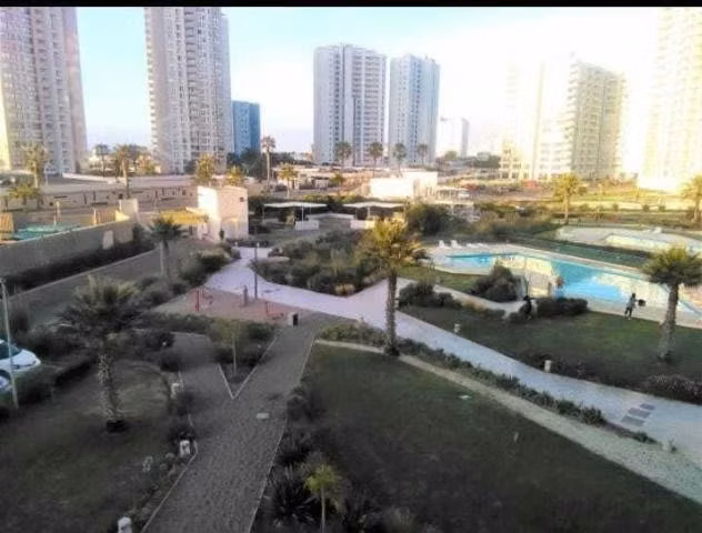 Departamento vista al mar, playa y casino Enjoy