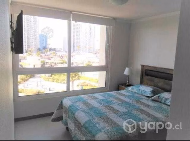 Departamento vista al mar, playa y casino Enjoy