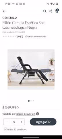 Silla camilla