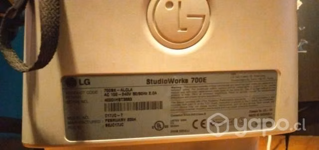 Monitor PC LG 15,5 &amp;quot;