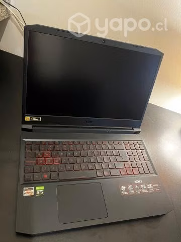 Notebook Gamer Acer Nitro 5 negra 15.6", AMD