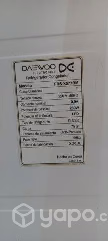 Rrfrigerador dos puertas