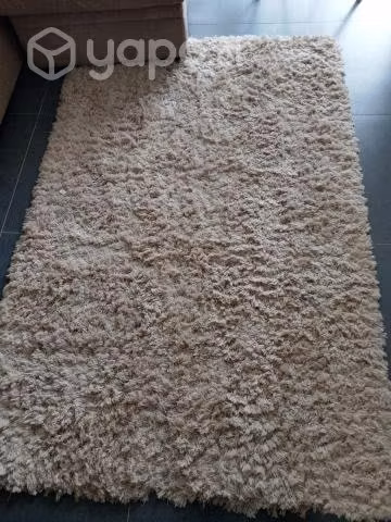 Alfombra shaggy beige