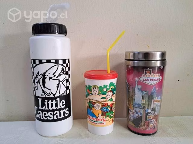 Pack de 3 vasos promocionales