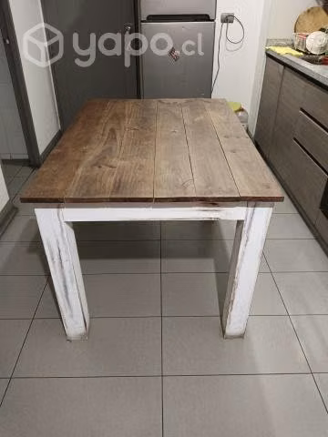 Mesa madera tipo rustica