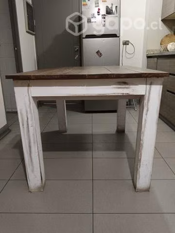 Mesa madera tipo rustica