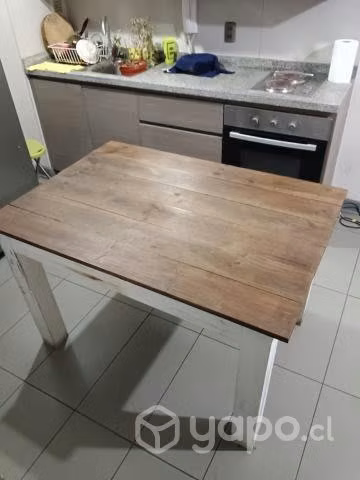 Mesa madera tipo rustica