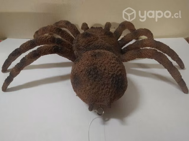 V21: antigua tarántula grande de plástico
