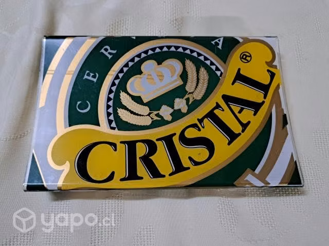 Antigua bandeja de propinas: cerveza cristal