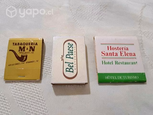 Pack de 3 cajas de fósforos antiguas - Imagen 2