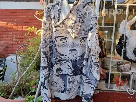 Poleron sudadera 3d anime ahegao - Imagen 5