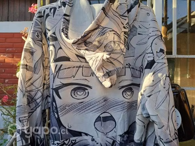 Poleron sudadera 3d anime ahegao - Imagen 6