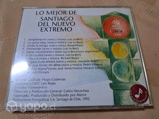 Mc207: cd lo mejor de santiago del nuevo extremo