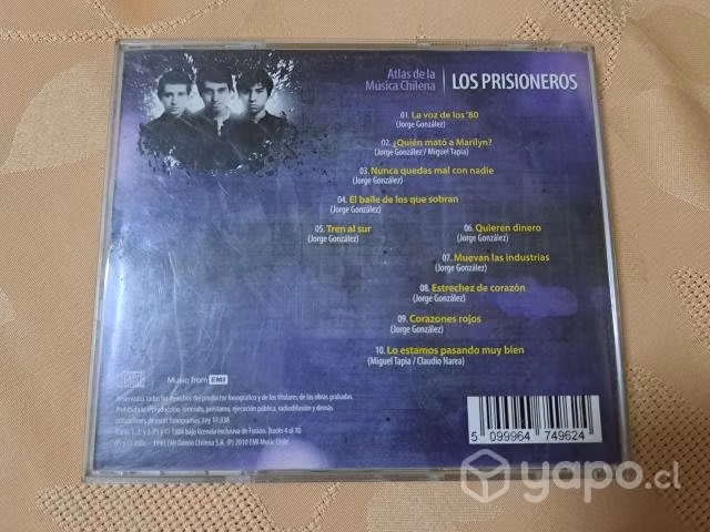 Mc193: cd los prisioneros 2010