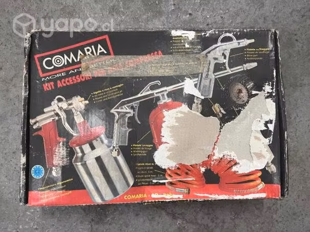 Juego de herramientas neumáticas de 4 piezas