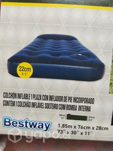 Colchon Inflable para Camping - Imagen 2